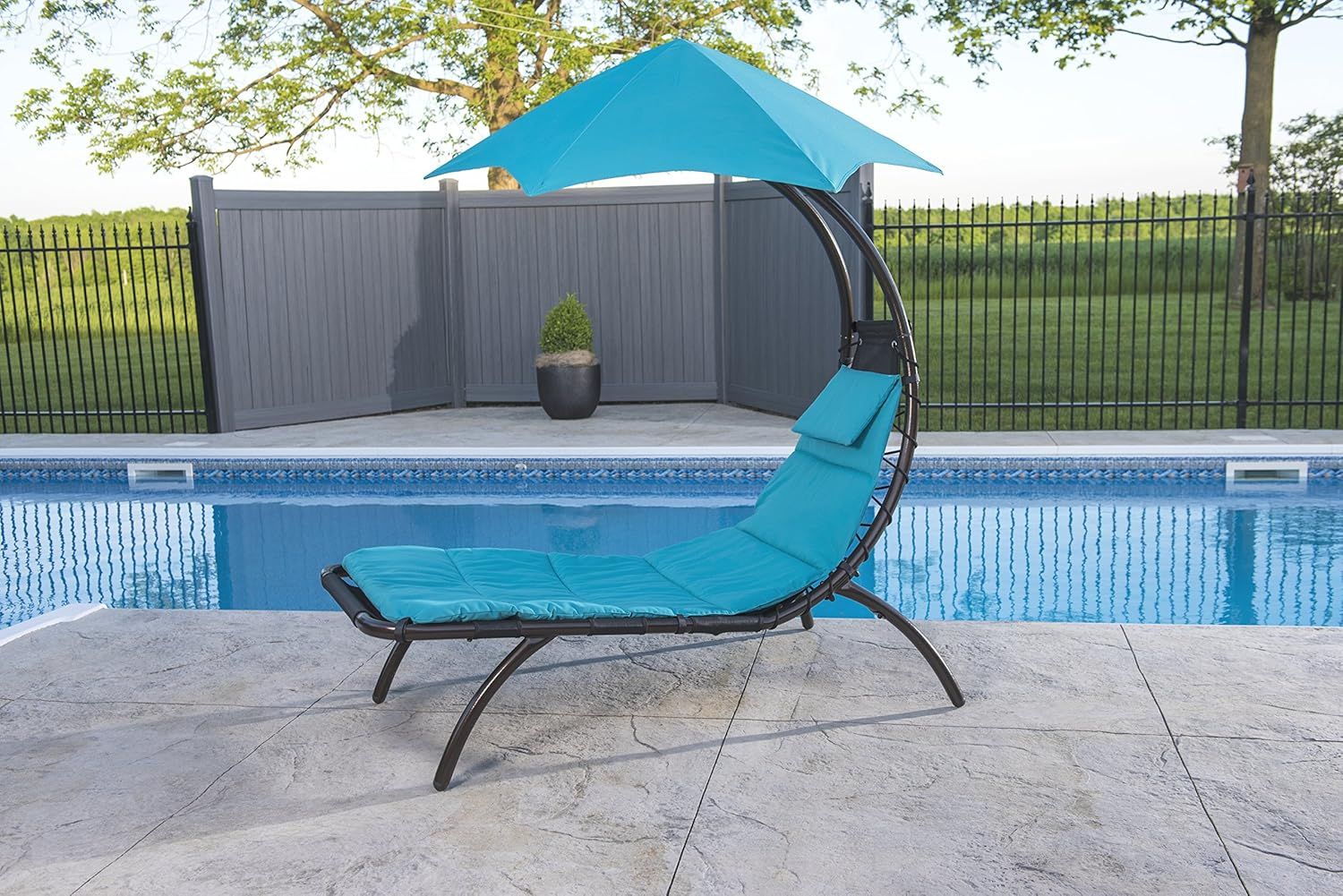 Original Dream Lounger Lounger Steel Turquoise 177 x 76 x 117 cm