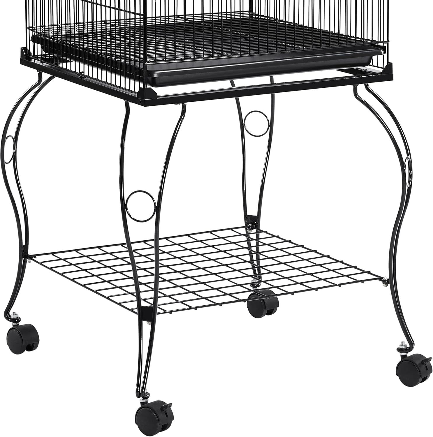 145 cm Tall Bird Cage with Stand - Spacious and Sturdy for Your Feathered Friends