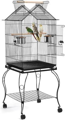 145 cm Tall Bird Cage with Stand - Spacious and Sturdy for Your Feathered Friends