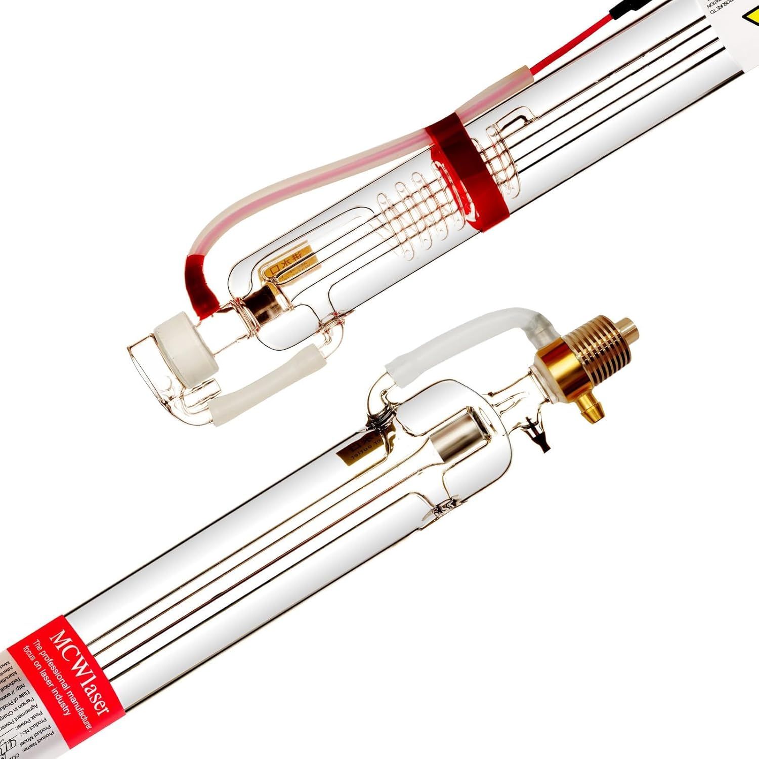 40W - 150W CO2 Laser Tubes for Laser Engraving and Cutting Machines, High-Performance Laser Tubes, Size: 40W, 700mm