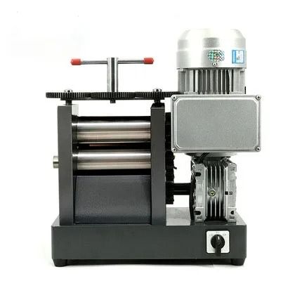 370W/750W Electric Jewelry Rolling Mill Machine, 120mm Flat Roller Width, 220V Gold Silver Wire Sheet Pressing Tool with Wire Collection – Jewelry DIY Tool for Metal Forming &amp; Tabletting
