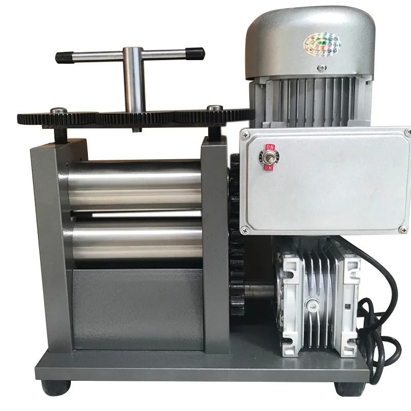 370W/750W Electric Jewelry Rolling Mill Machine, 120mm Flat Roller Width, 220V Gold Silver Wire Sheet Pressing Tool with Wire Collection – Jewelry DIY Tool for Metal Forming &amp; Tabletting
