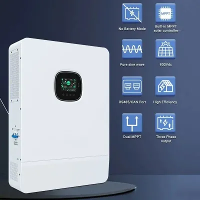 12KW inverter 48v 220v 3-Phase OffGrid Solar Inverter 2 MPPT WIFI Max 6 Parallel