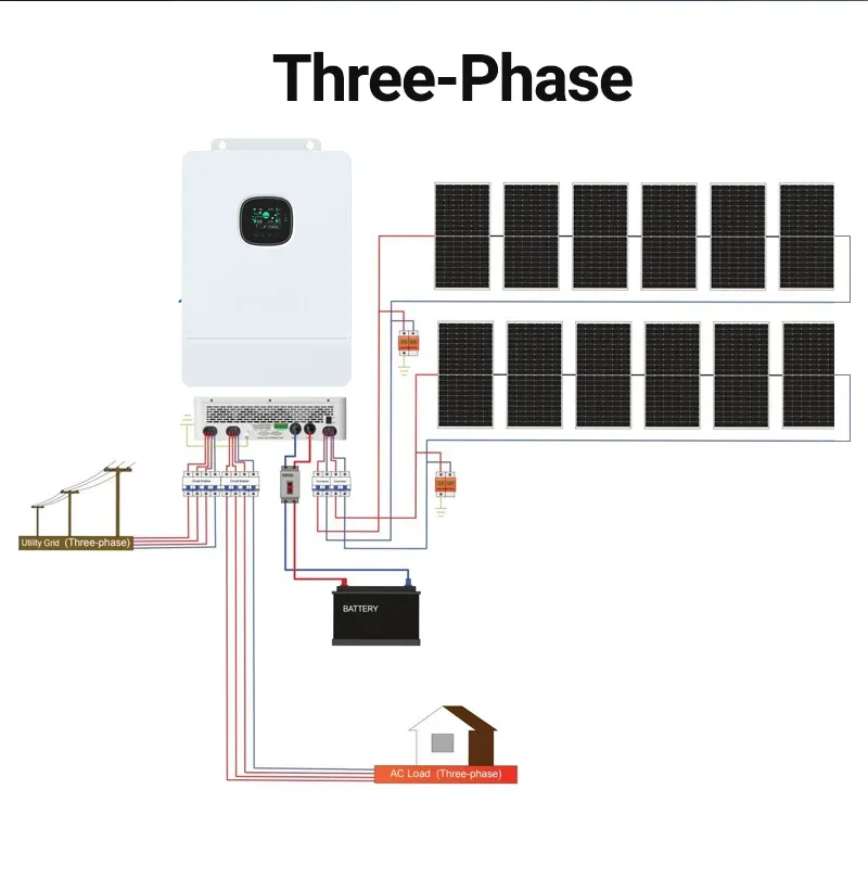 12KW inverter 48v 220v 3-Phase OffGrid Solar Inverter 2 MPPT WIFI Max 6 Parallel