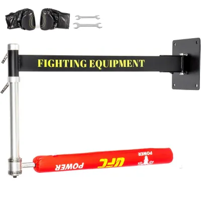 Boxing Spinning Bar Wall Mount Boxing Bar Reflex Punching Bar Eye Coordination