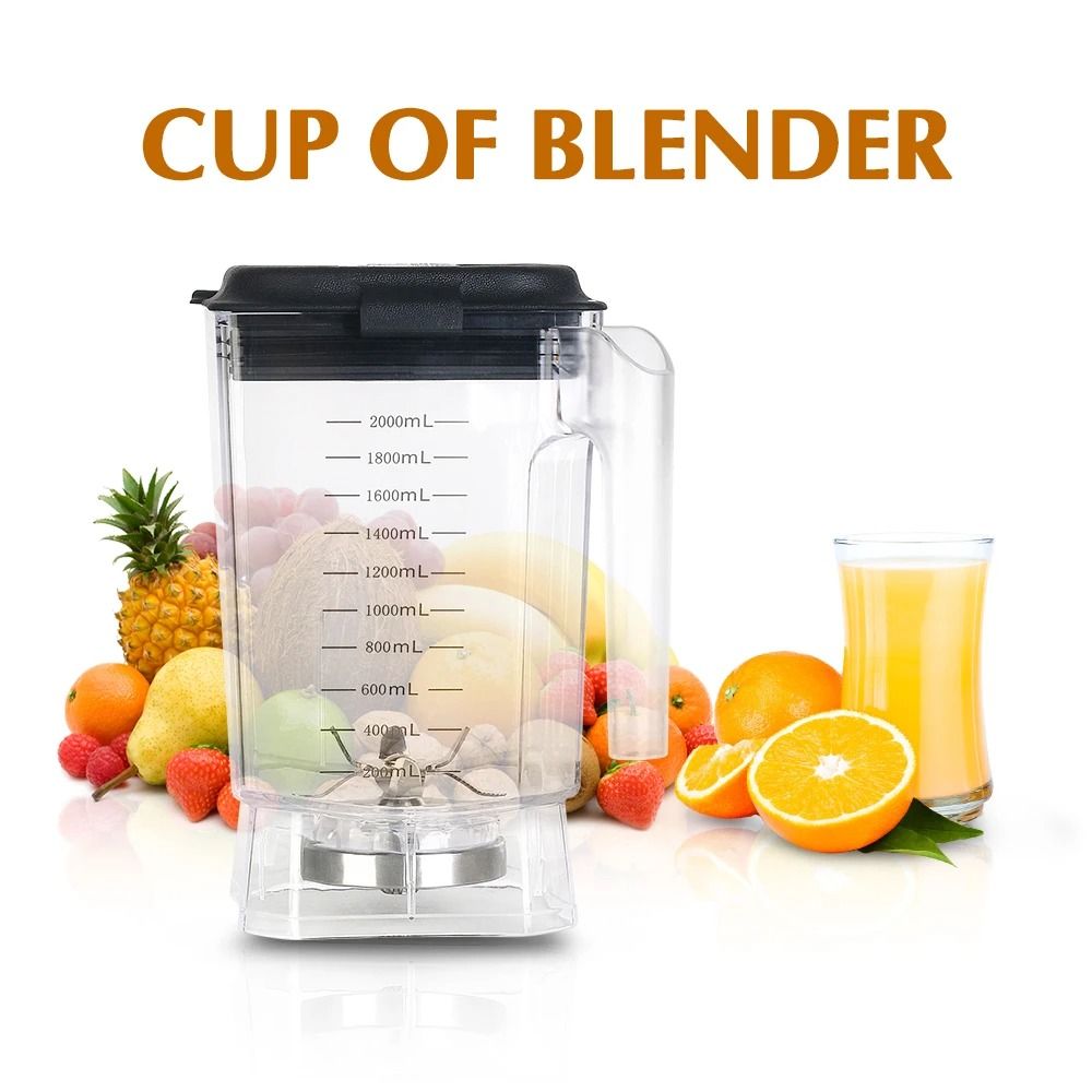 2L Jar Assembly Blender Cup For Blender Stainless Steel Blade Sutiable