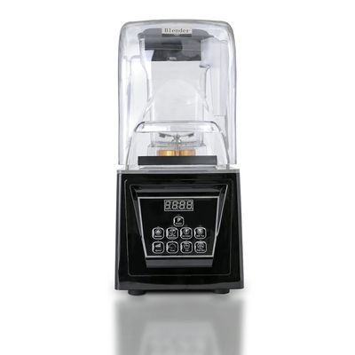 Commercial Intelligent Electric Blender 1.8L Food Blender Fruit Smoothie Machine Kitchen Wall Breaker PC Soundproof Cover