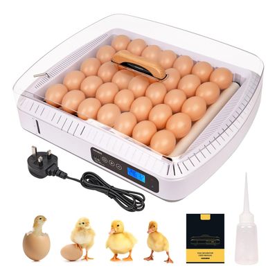 35-Egg Incubator with Automatic Turning, Temperature &amp; Humidity Control – Perfect for Hatching Chicken, Duck &amp; Goose Eggs
