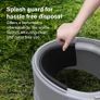 Large 5L Compact Portable Toilet Potty Loo with Seat, Washable Basket, and Toilet Roll Holder, Lightweight Camping.