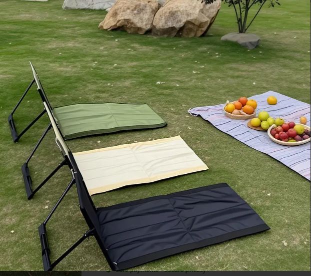 1pc Ultra-Lightweight Portable Extra-Long Folding Chair