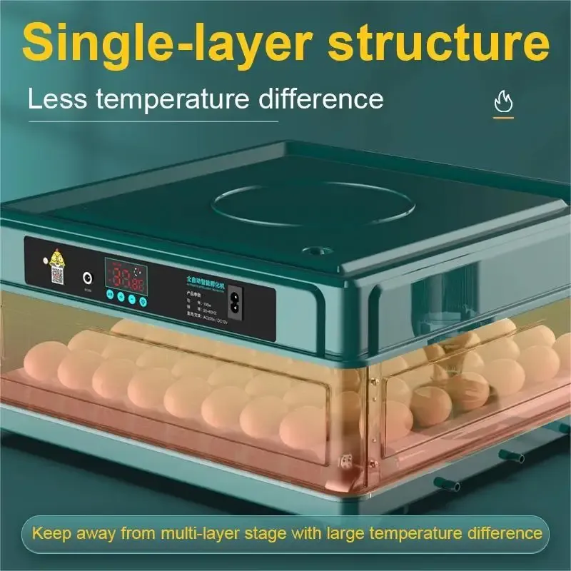 9/15/24/36 Egg Incubator with Drawers, Automatic Ionized Waterbed Refill &amp; Temperature Control.
