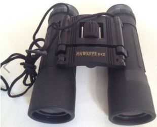 Hawk Eye 10 x 25 Binoculars Atlas Explorer with Carrying Purse and Strap for Outdoor Adventures and Travel