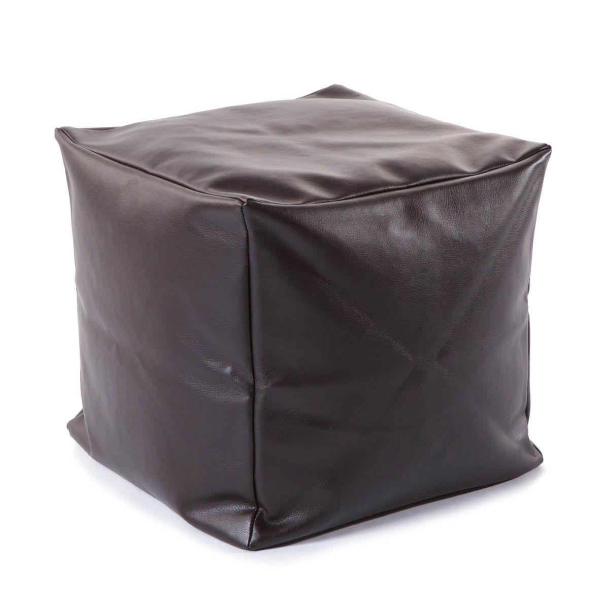 Footrest/Footstool/Puffe/Ottoman/Point Bean Bag Chair Cover Only, Medium Size, Brown (unfilled)