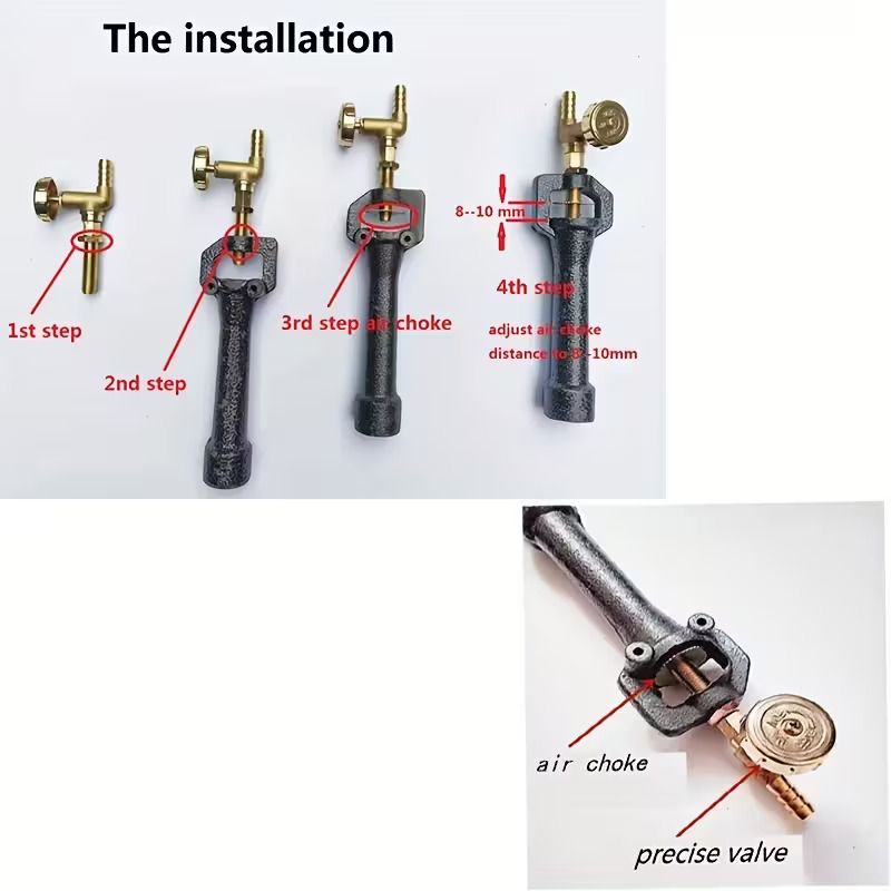 Metal Foundry Forge Burner, Melting Furnace Accessories, Forging Knife Making, Blacksmith Casting Tools