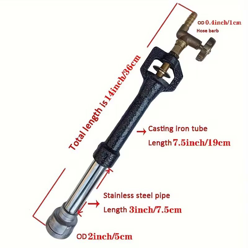 Metal Foundry Forge Burner, Melting Furnace Accessories, Forging Knife Making, Blacksmith Casting Tools
