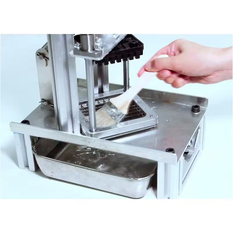 Heavy-Duty Commercial French Fry Cutter - 100kg/h High-Speed Potato Chipper with Non-Slip Base, Stainless Steel Construction, for Restaurant, Home Kitchen, Commercial Use - Easy-Clean Vegetable Slicer