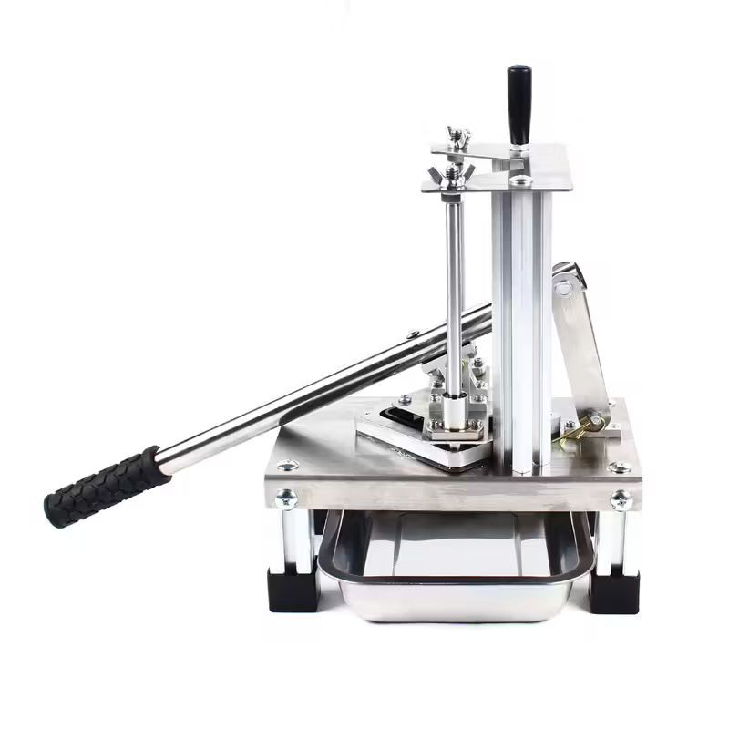 Heavy-Duty Commercial French Fry Cutter - 100kg/h High-Speed Potato Chipper with Non-Slip Base, Stainless Steel Construction, for Restaurant, Home Kitchen, Commercial Use - Easy-Clean Vegetable Slicer