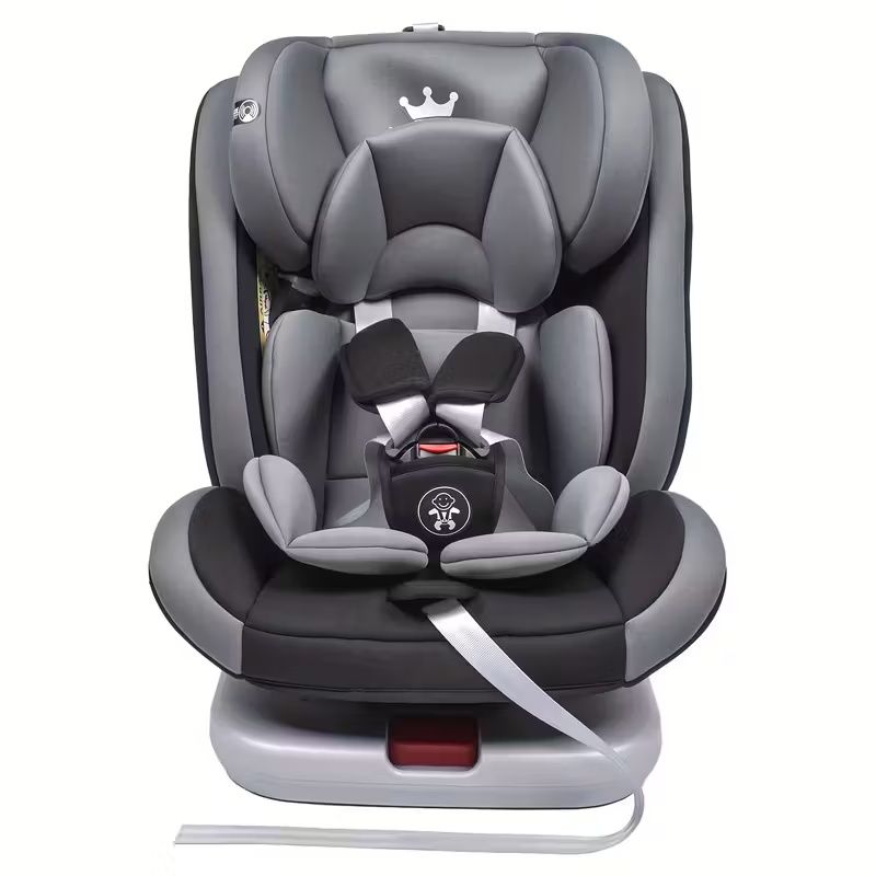 Baby Car Seat Child Seat 360° Rotatable Group (9-36 kg/ 0-12 year) 5-point Safety Belt, Black