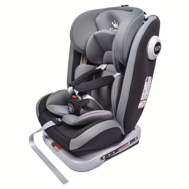 Baby Car Seat Child Seat 360° Rotatable Group (9-36 kg/ 0-12 year) 5-point Safety Belt, Black