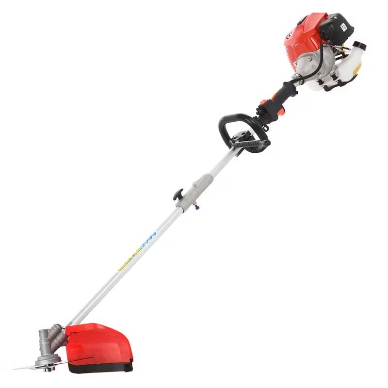52cc Heavy-Duty 5-in-1 Gas- Lawn Mower with Start System, Multi-Function Lawn Mower, Hedge Cutter, Brush Cutter, Soil Ripper &amp; Trencher - Large 180.01cm Width, All-in-One Machine