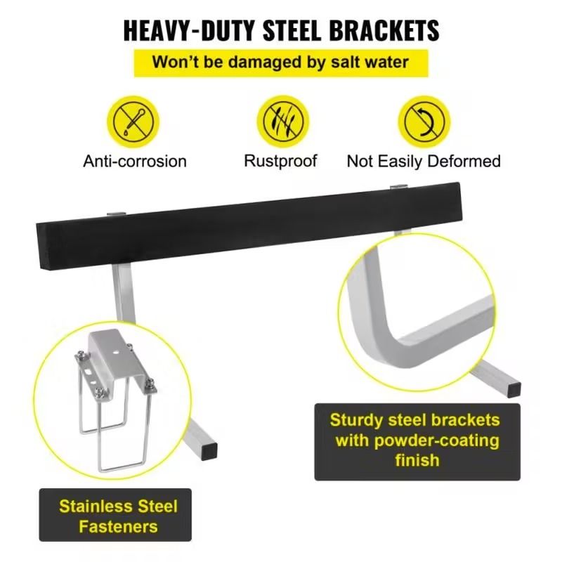 Boat Trailer Guide 114.3 cm P Shape with Carpet Padding Boards for Easy Loading and Unloading, Boat Trailer Accessories, Boat Trailer Roller Bracket, Boat Trailer Parts And Accessories