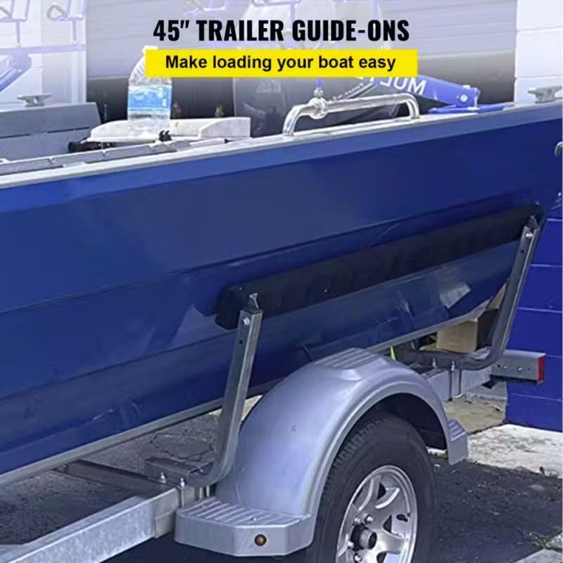 Boat Trailer Guide 114.3 cm P Shape with Carpet Padding Boards for Easy Loading and Unloading, Boat Trailer Accessories, Boat Trailer Roller Bracket, Boat Trailer Parts And Accessories