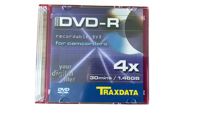 4-Pack Printable DVD+R Discs - 1.46GB/30min Capacity for Custom Labeling and Printing