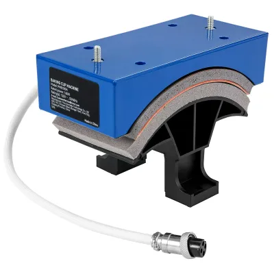 6x3in Hat Heat Press Attachment - Silica Gel Cap Press Pad for Smooth and Even Heat Transfer on Hats and Caps