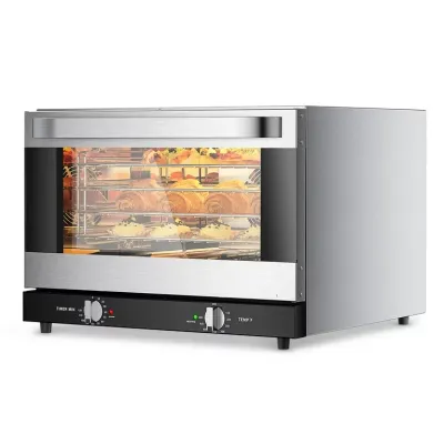 Commercial Baking Oven 66L Electric Convection Countertop, High-Efficiency Oven for Even Heat Distribution, Perfect for Restaurants, Bakeries, and Catering, 220-240V, Adjustable Temperature and Timer.