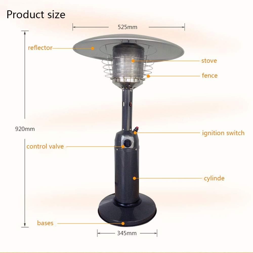 Tabletop Stainless Steel Patio Heater