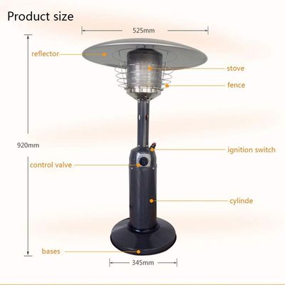 Tabletop Stainless Steel Patio Heater