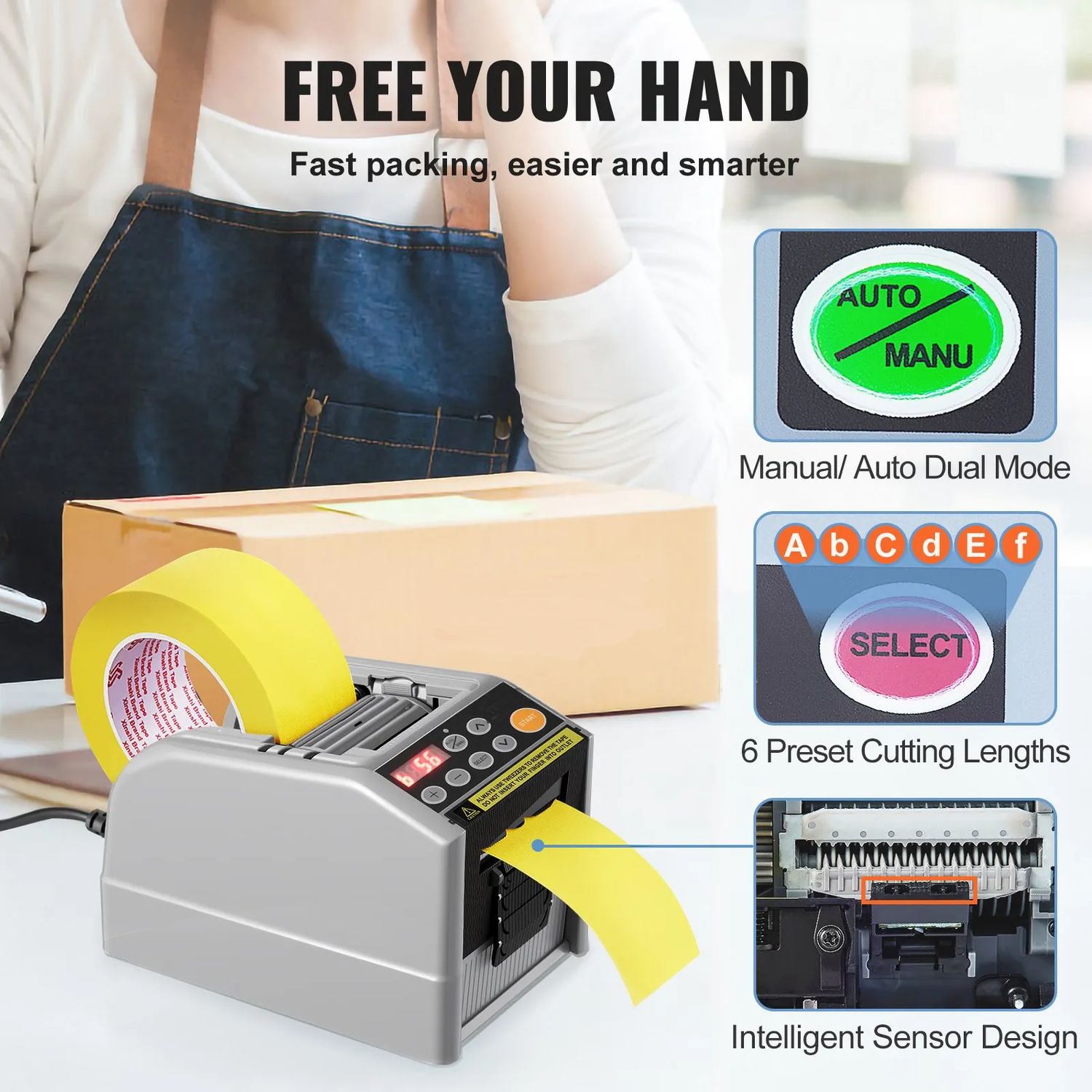 Automatic Tape Cutting &amp; Dispensing Machine