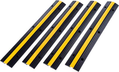 Floor Cable Protector 99x15cm Rubber Cover