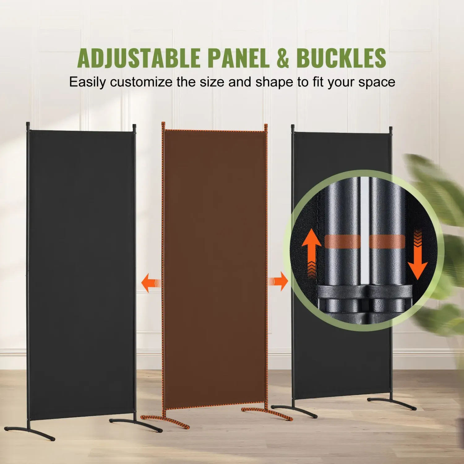 3 Panel Room Divider Folding Privacy Screen