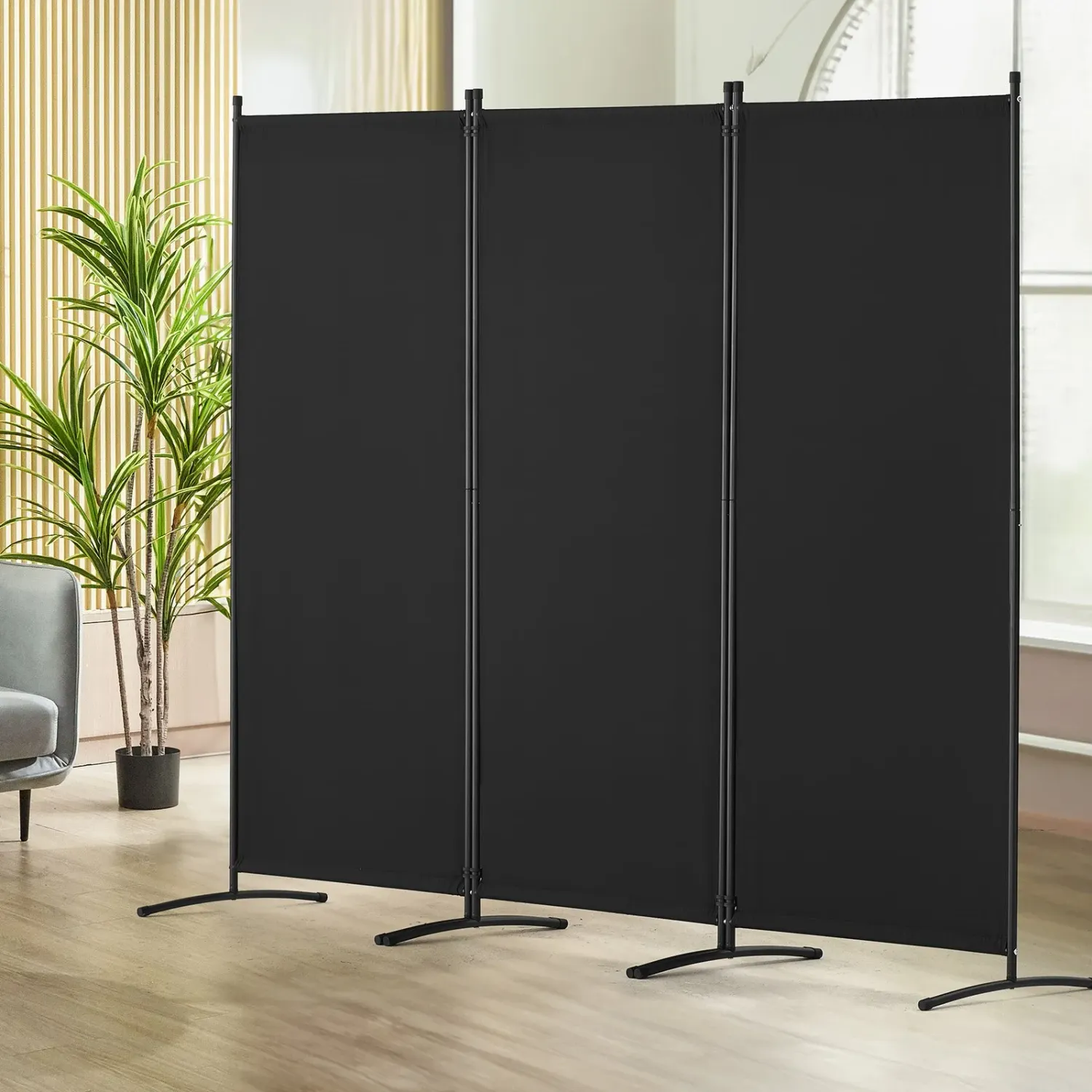 3 Panel Room Divider Folding Privacy Screen