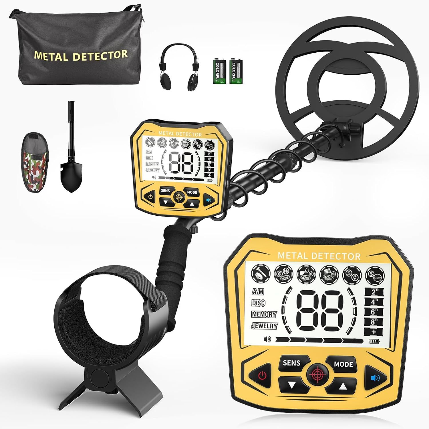 Professional Metal Detector 5 Modes Waterproof