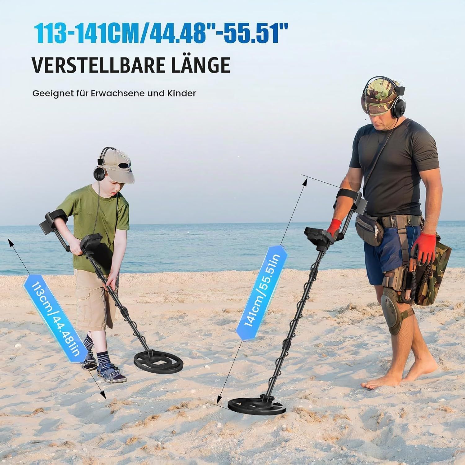 Professional Metal Detector 5 Modes Waterproof