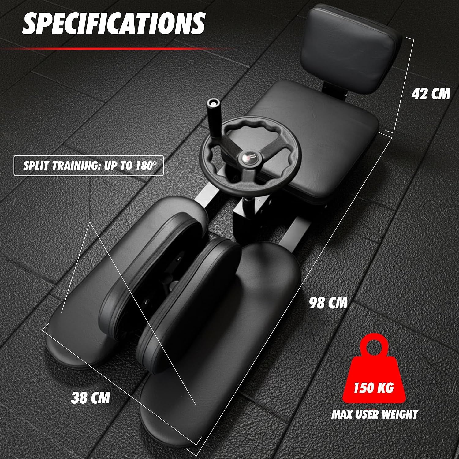 Leg Stretcher Machine 180° Split Trainer 150KG