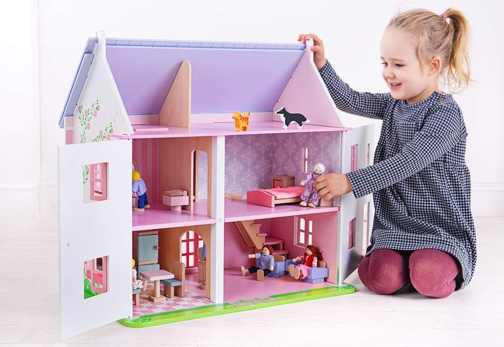 Toys Heritage Play set Rose Cottage Doll Furniture