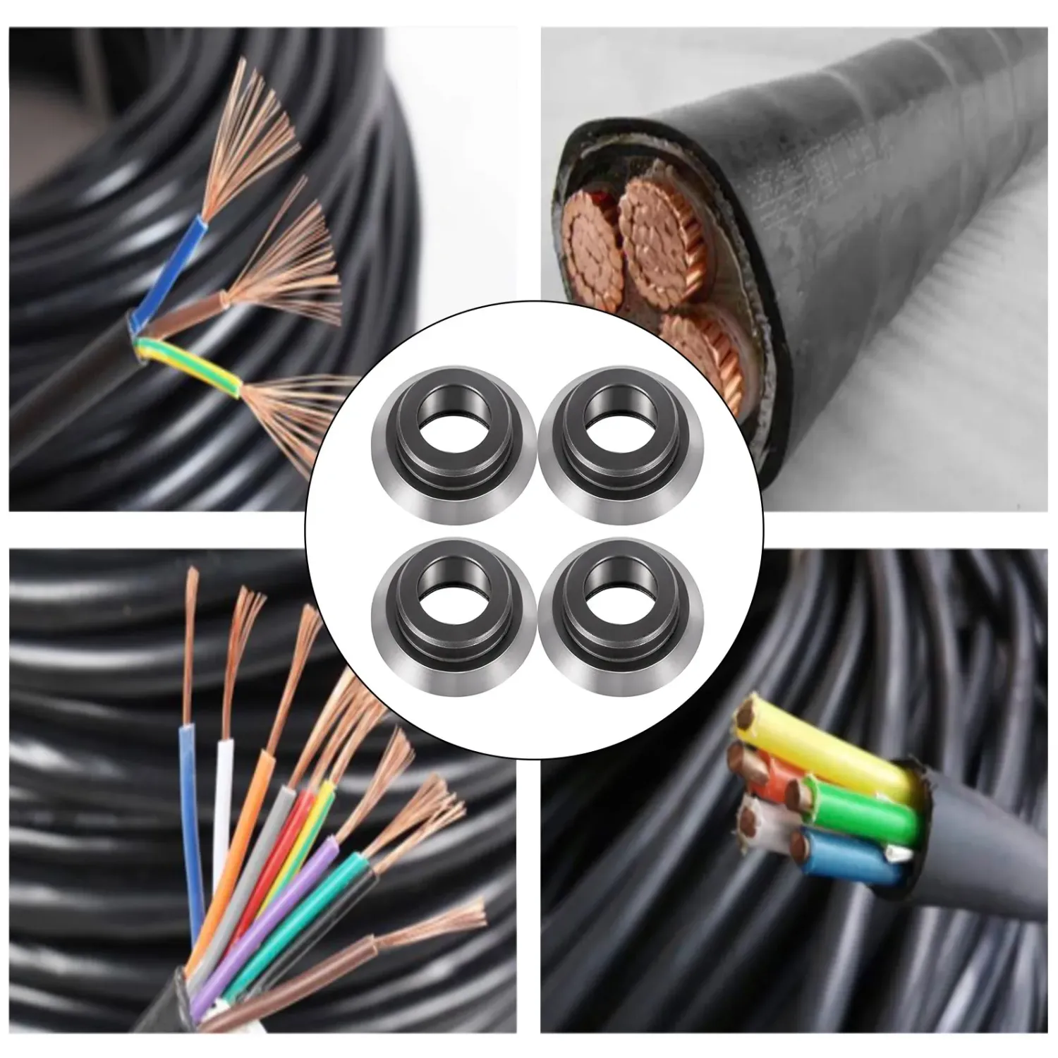 4 Pack Wire Stripping Blades Replacement Alloy Cutter Blades for Copper Cable Stripper