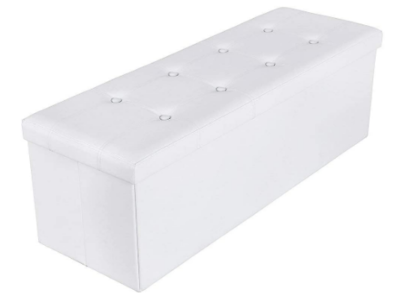 Large Folding Storage Max Load 300 kg White Large Folding Storage Max Load 300 kg White