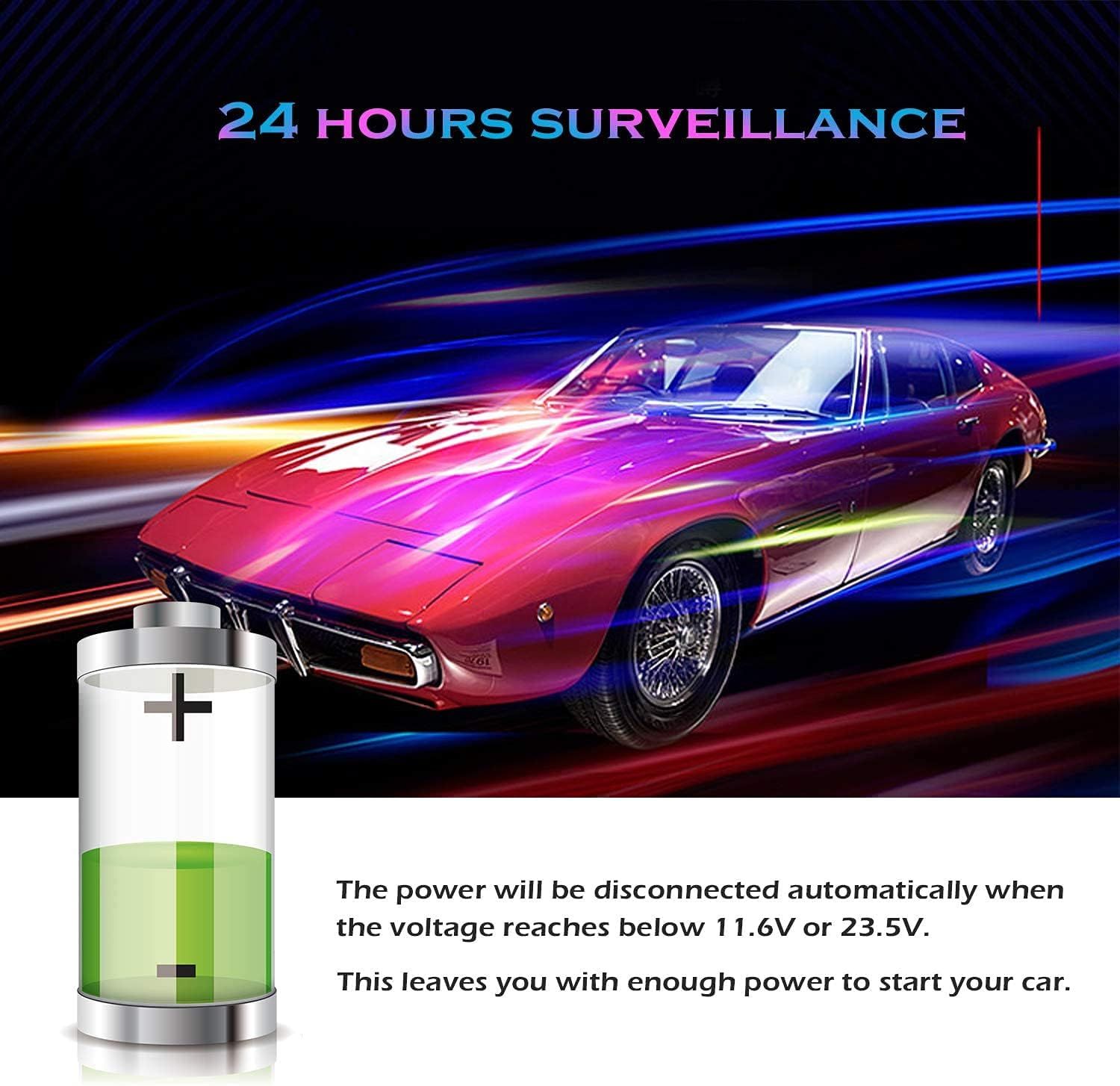 Dash Cam Hardwire Kit Mini USB Micro USB 4m Cable with Fuse Protection
