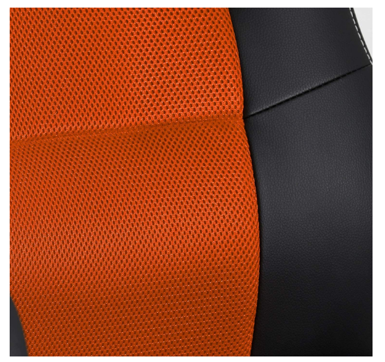 Solid Modern Ergonomic Office Chair – Mesh &amp; Faux Leather with Lumbar Support and Armrests