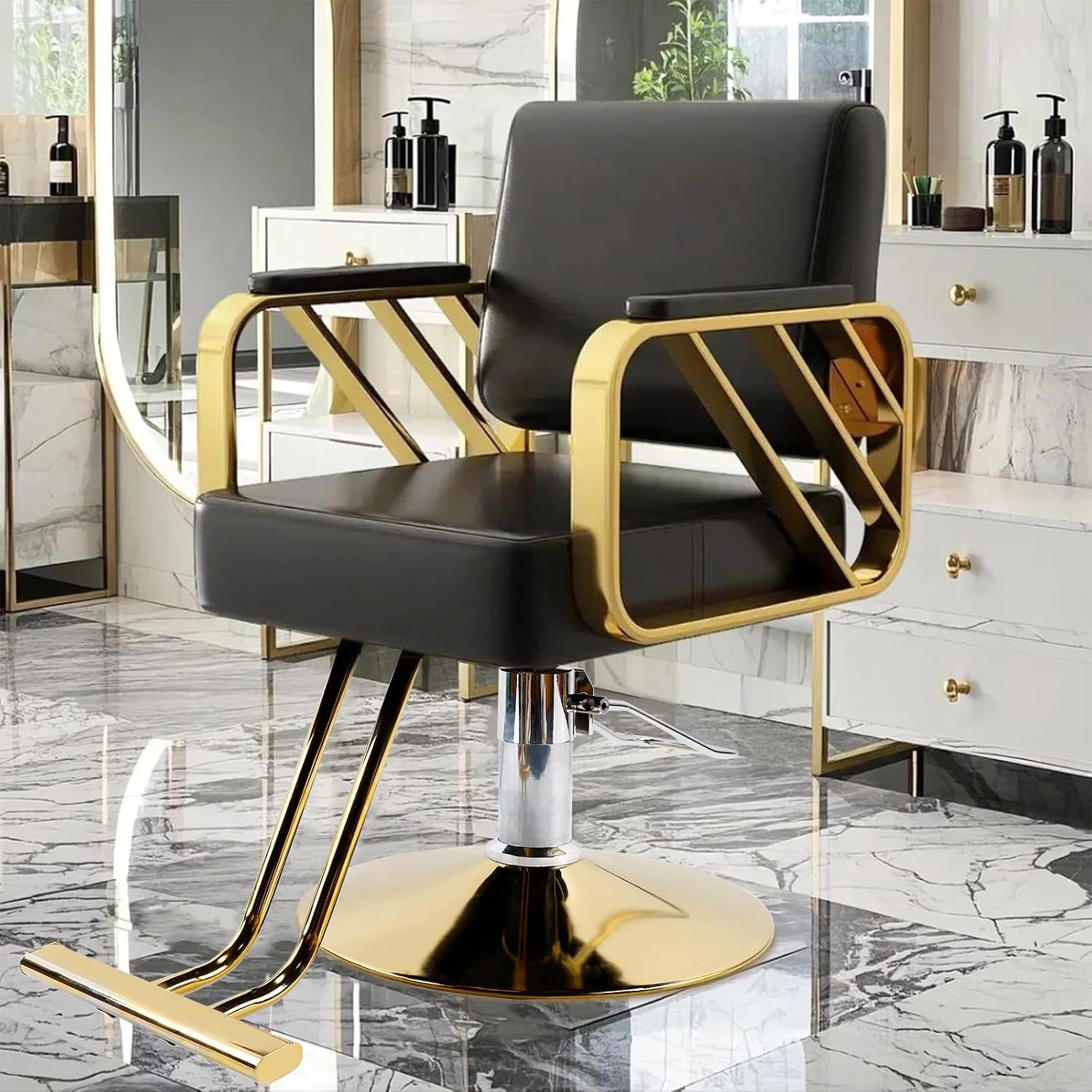 Hairdressing Chair Hydraulic Adjustable Salon Chair