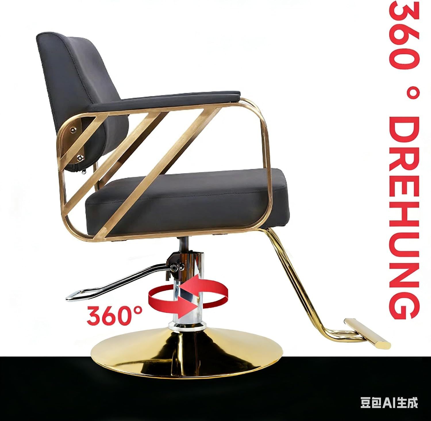 Hairdressing Chair Hydraulic Adjustable Salon Chair