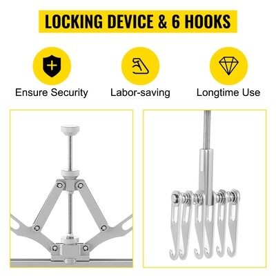 Steel Double-Arm Dent Puller Lever Bar Kit