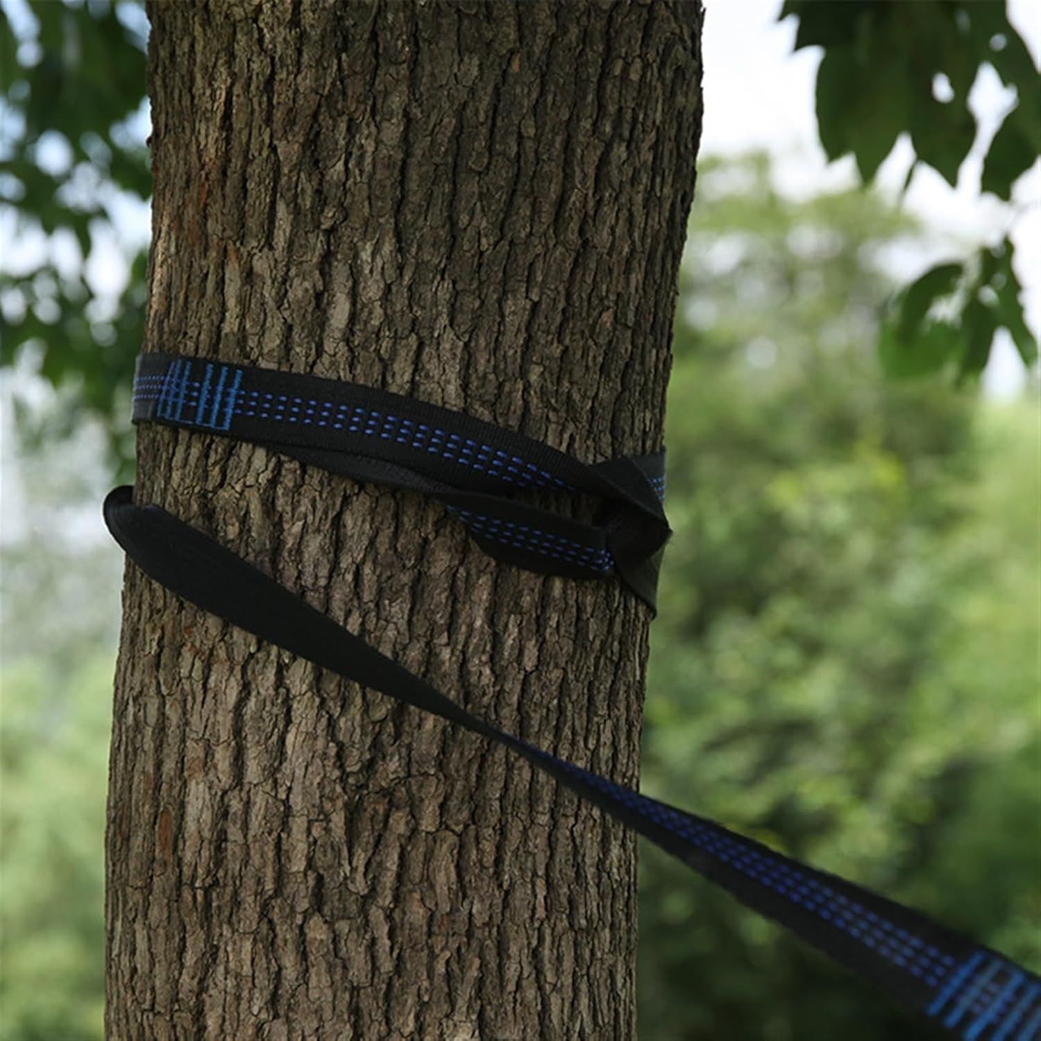 Portable Double Camping Hammock – Blue, 270 × 140 cm