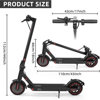Adult Kick Scooter 200mm Wheels Disc Brakes Foldable