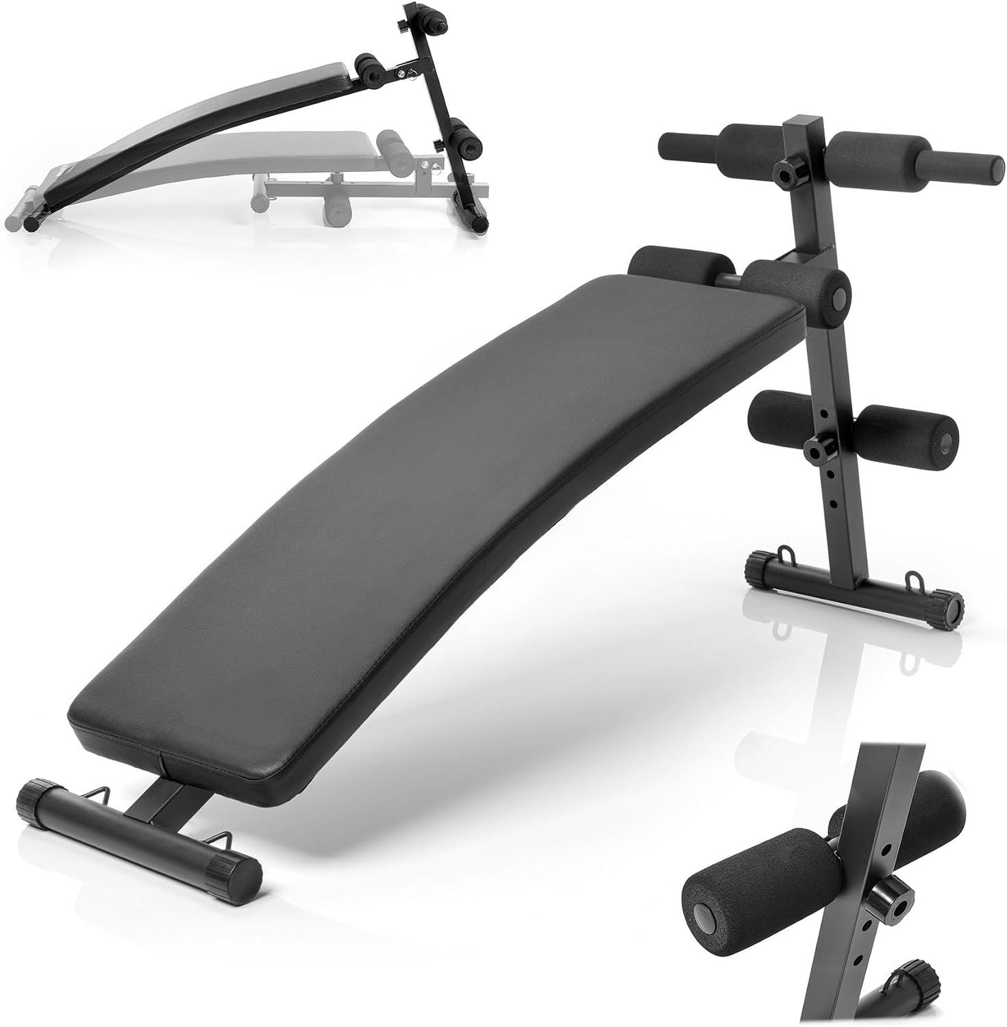 Steel Duo Foldable Adjustable Sit-Up Bench – 150 kg Capacity | Home Gym