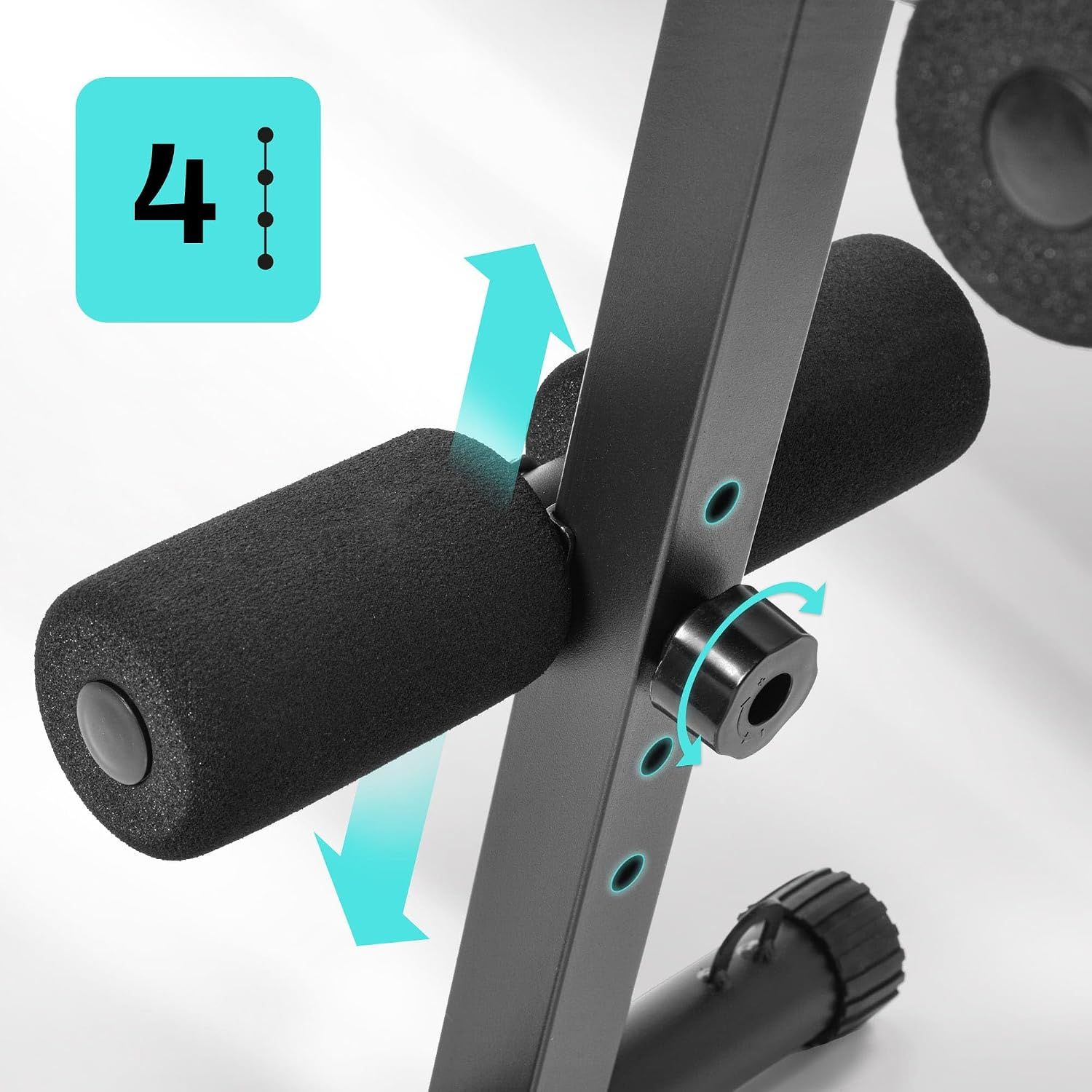 Steel Duo Foldable Adjustable Sit-Up Bench – 150 kg Capacity | Home Gym